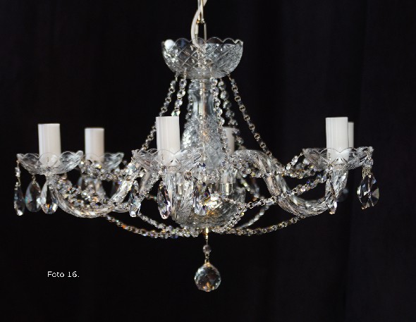 Crystal lamp Elite Bohemia L 132/6/021