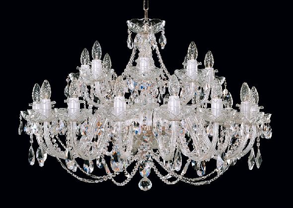 Large crystal chandelier for wedding hall or wedding house